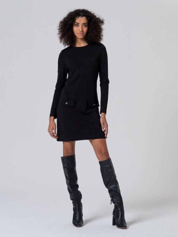 Vestido Viscosa Negro Surkana