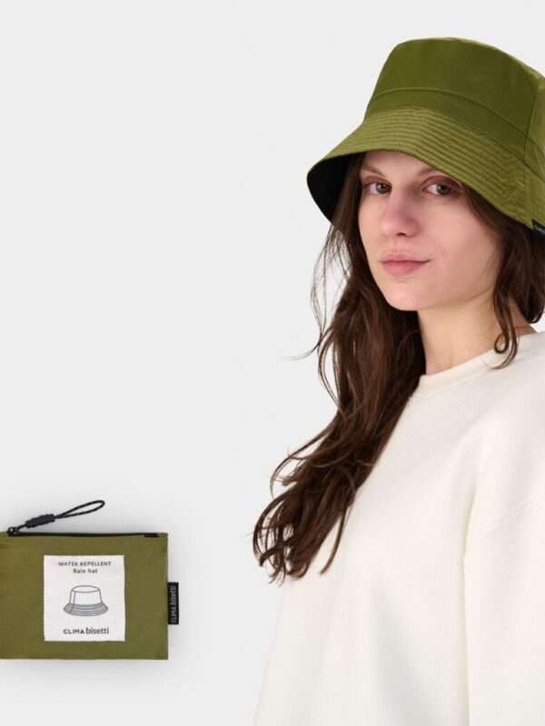 Gorro lluvia verde clima