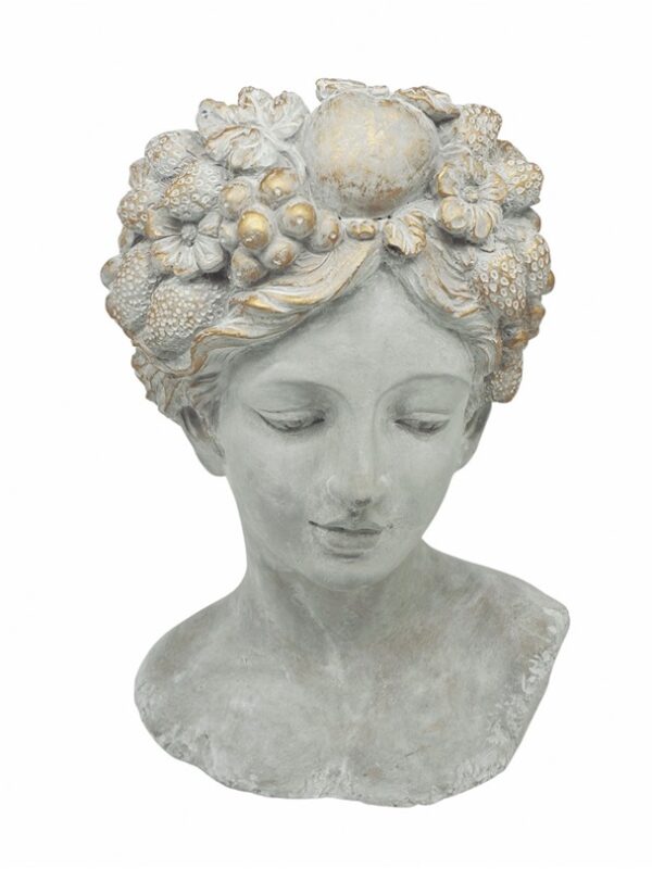 Comprar Macetero Cemento Busto Mujer
