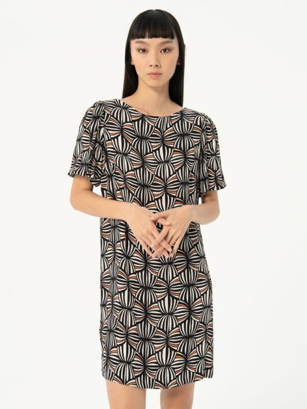 Vestido Corto Estampado
