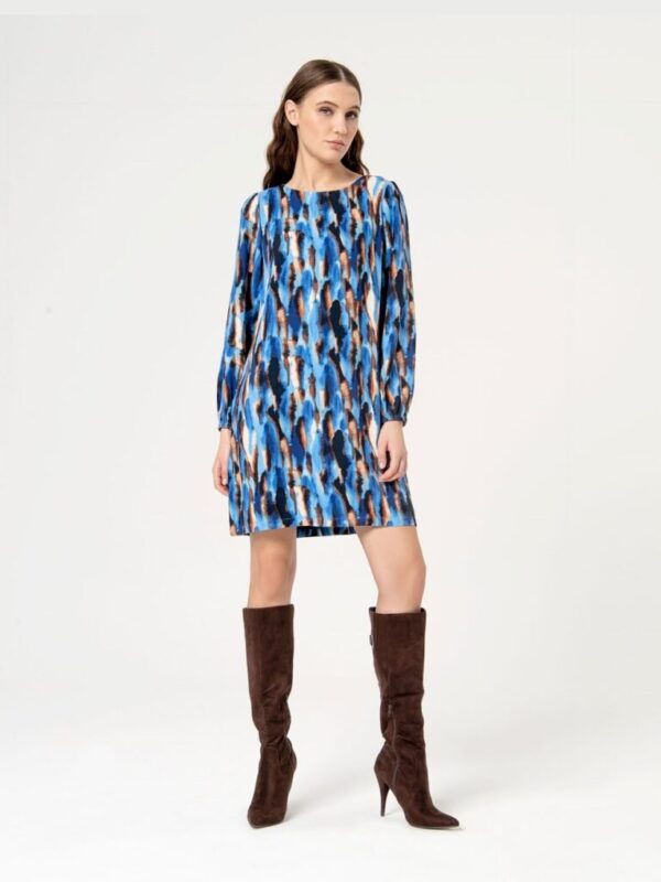 Comprar Vestido Estampado Azul