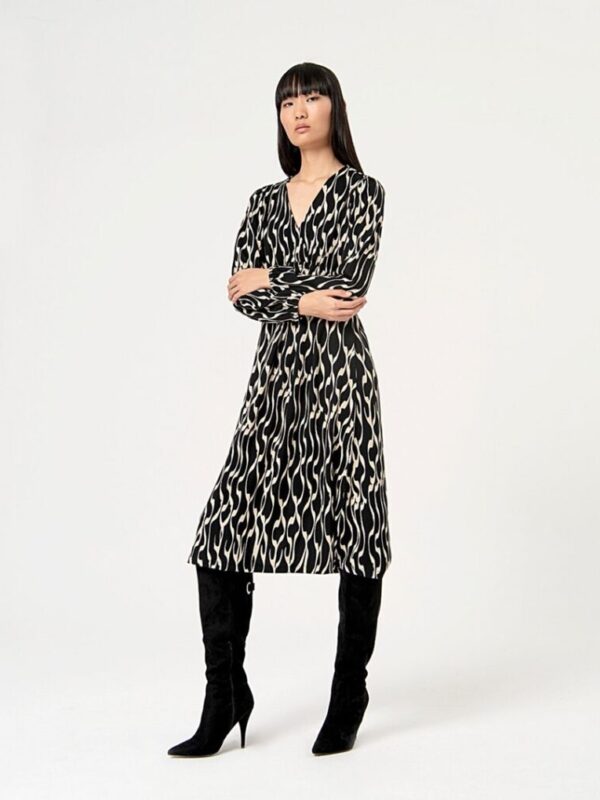 Comprar Vestido Estampado Negro