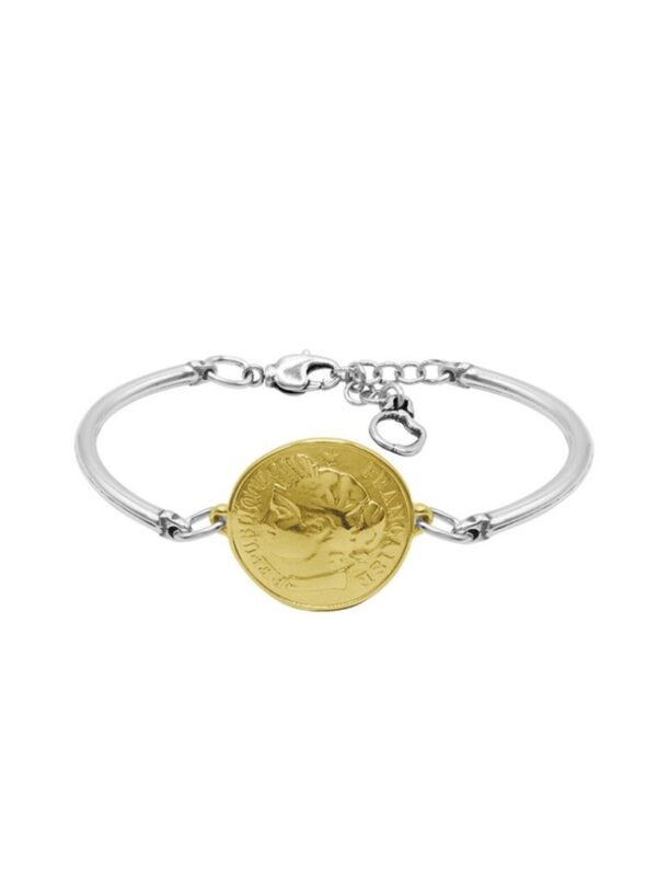 Pulsera Semirrígida moneda ciclón