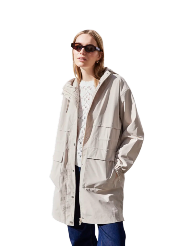 Comprar Gabardina Beige Capucha