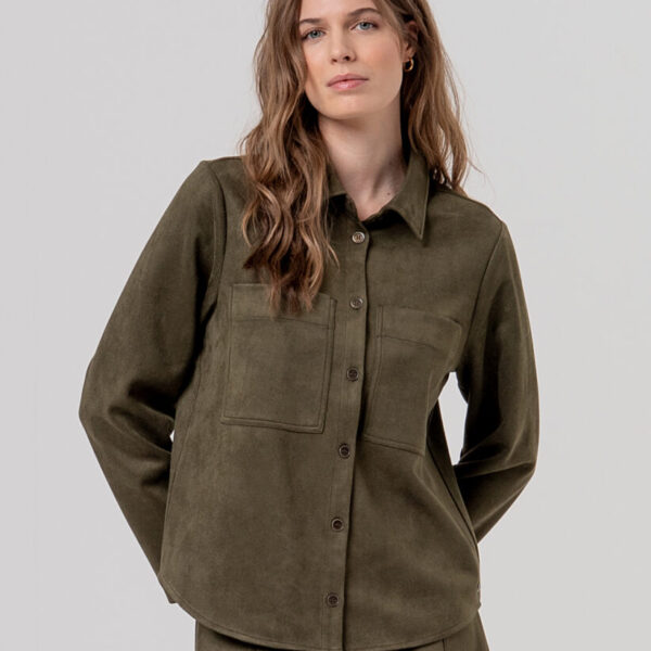 SOBRECAMISA VERDE CAQUI SURKANA