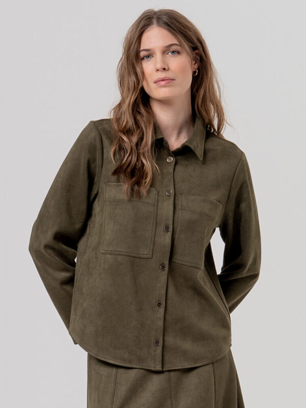 SOBRECAMISA VERDE CAQUI SURKANA