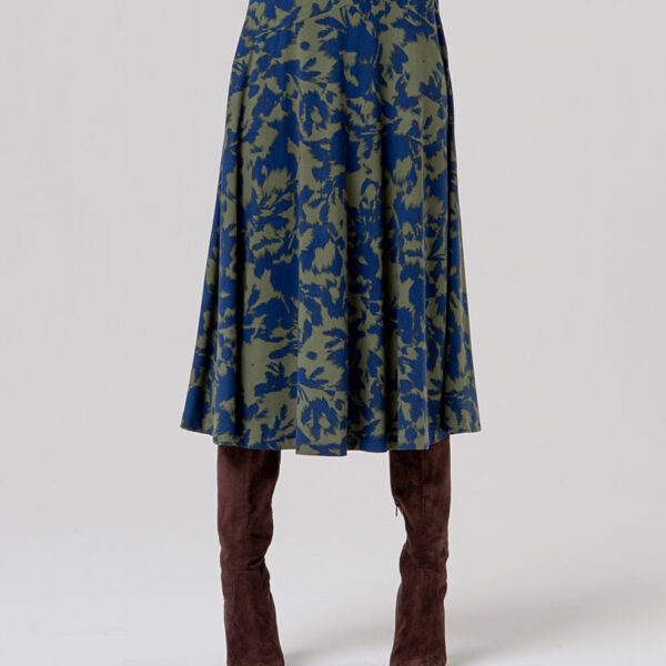 FALDA MIDI MARINO
