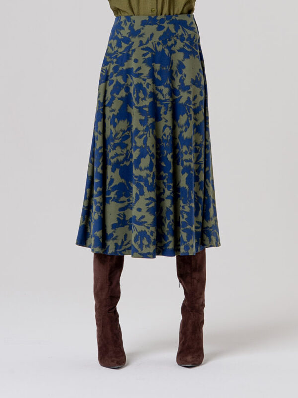 FALDA MIDI MARINO