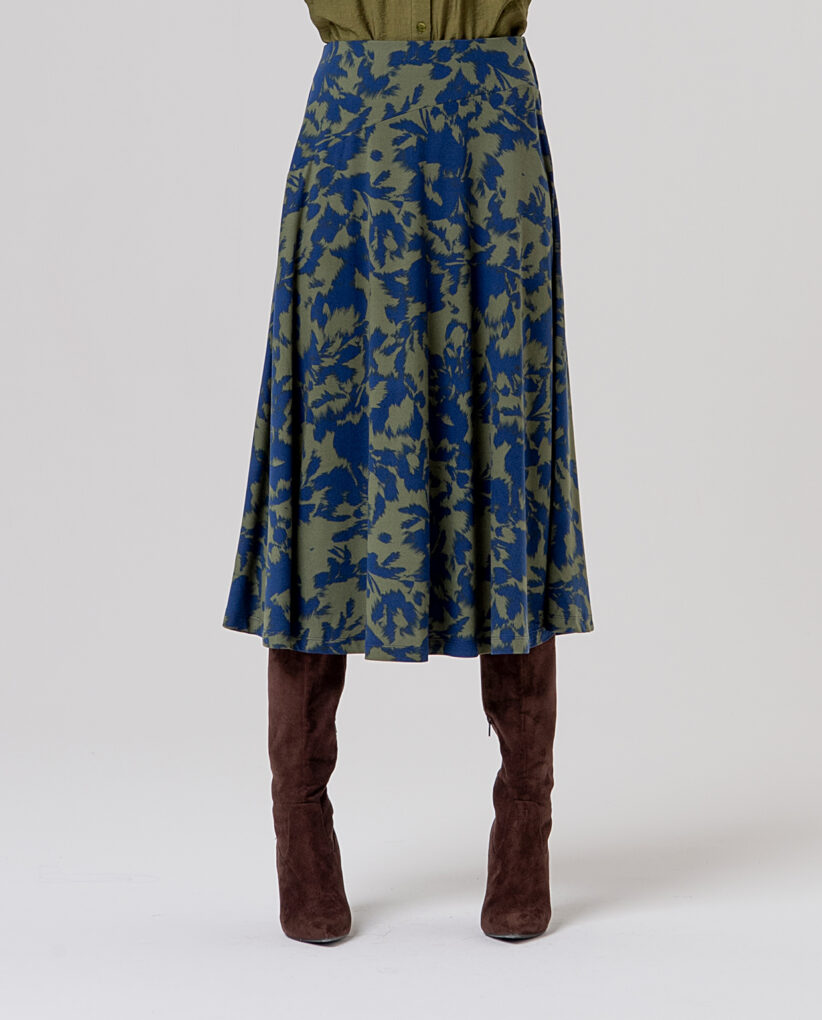FALDA MIDI MARINO