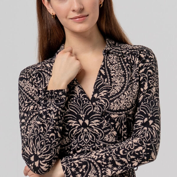 CAMISA CRUZADA NEGRA