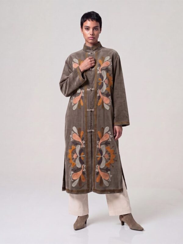 KIMONO LARGO BORDADO