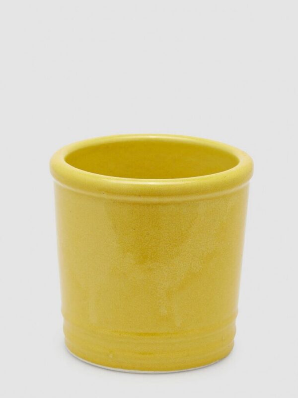 MACETERO GLAZED AMARILLO